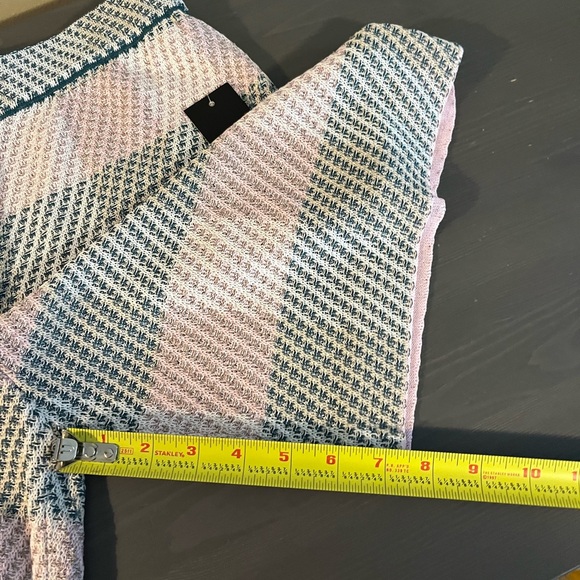 Misook Bold Plaid Tweed Knit Shorts NWT - Picture 7 of 8
